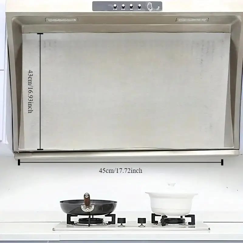 12-Pack Heavy-Duty Range Hood Filters - Oil-Absorbing Mesh Covers for Kitchen Ventilation, Easy Install